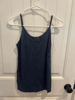 Peruvian Connection Navy Scoop-Neck Camisole